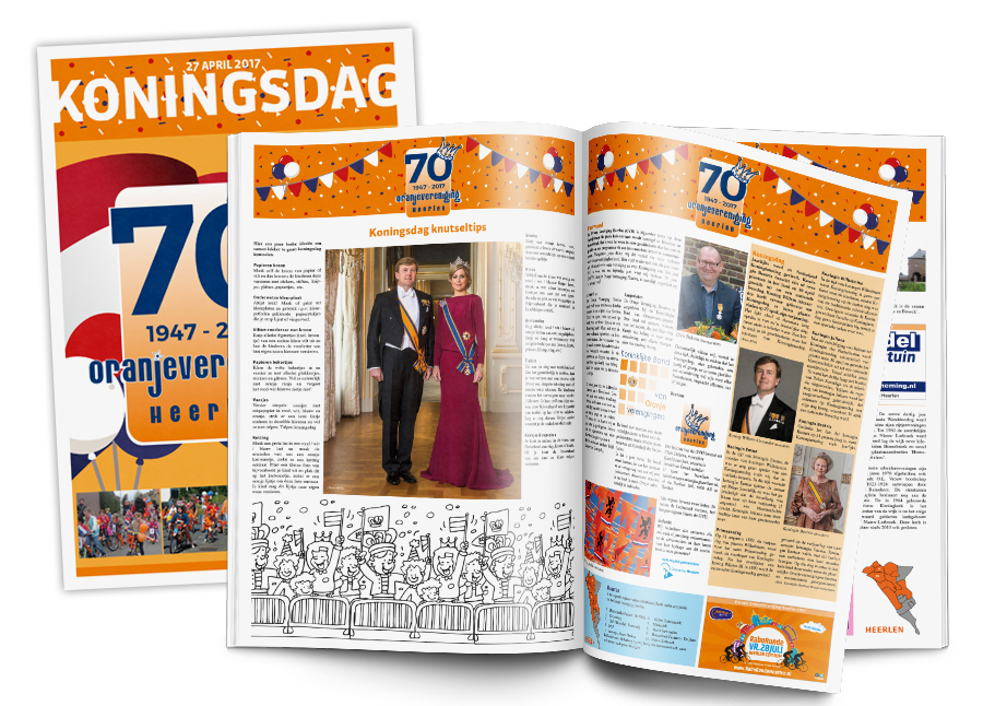 Oranje Vereniging Heerlen Koningsdagkrant